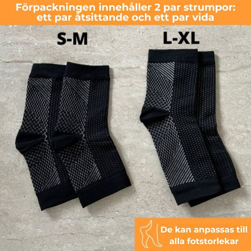 Kompressionsstrumpor (2 par)