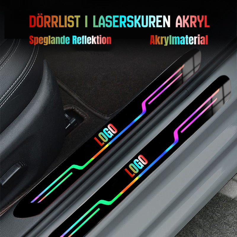 STILIG DÖRRLIST FÖR BIL (komplett set med 4 stycken)