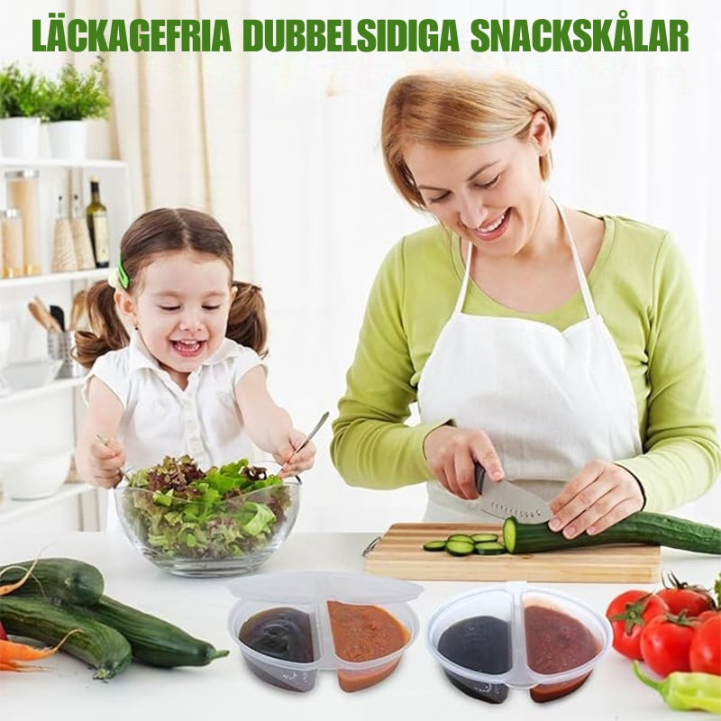 Återanvändbara skålar för Snacks