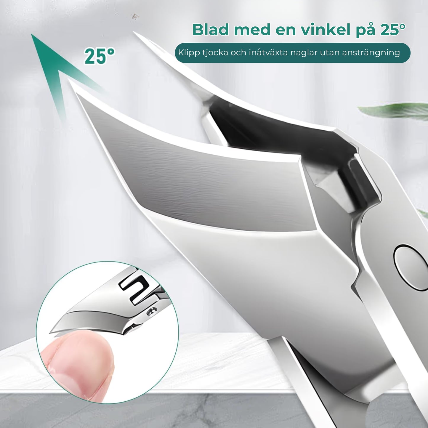 Nagelklipparset mot inåtväxta naglar