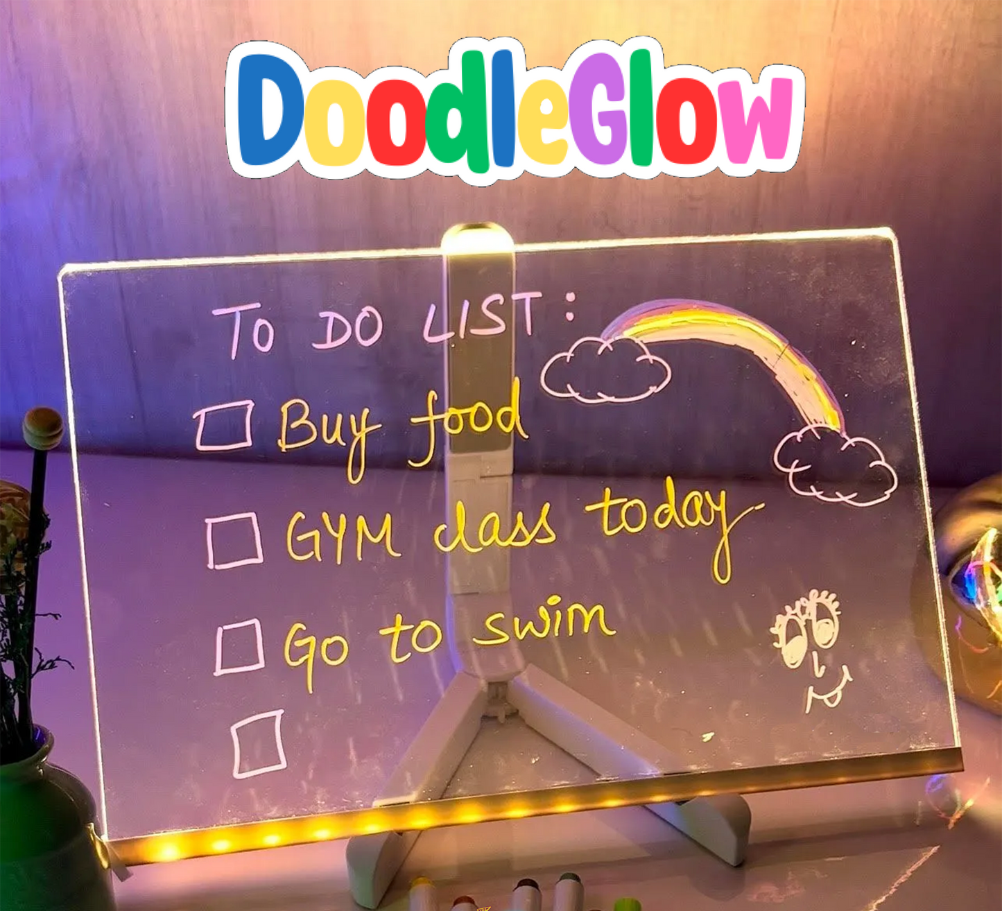 DoodleGlow™️ LED-rittavla