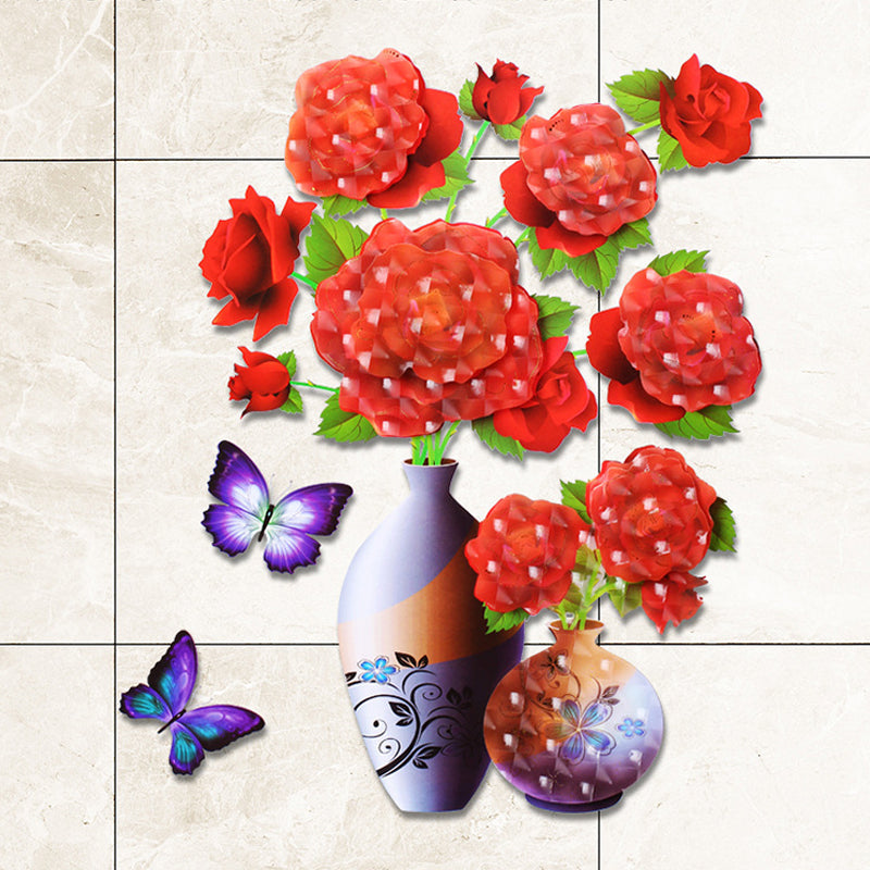 3D Blommor - Wall Stickers