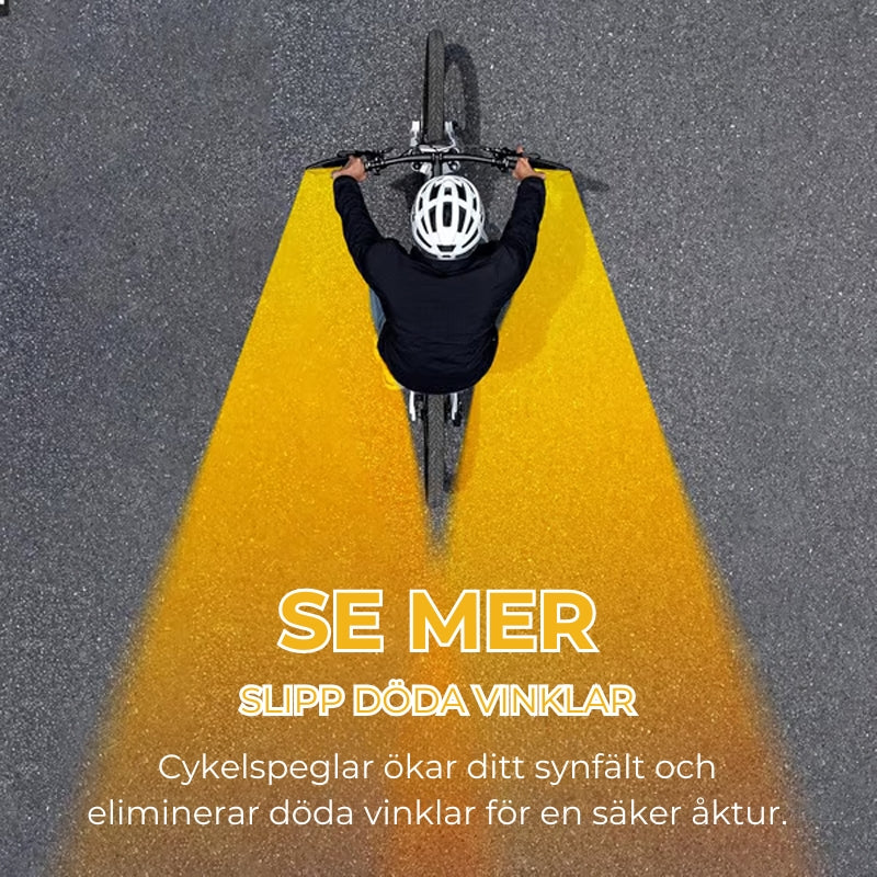 360° vridbar och justerbar cykelspegel