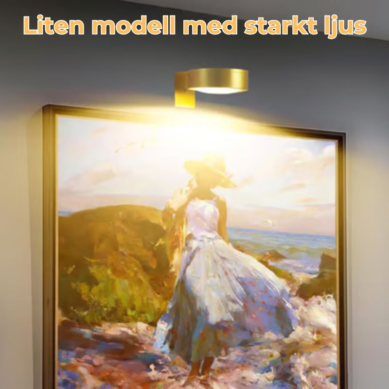 🖼️💡Magnetisk tavellampa med 13 olika belysningslägen