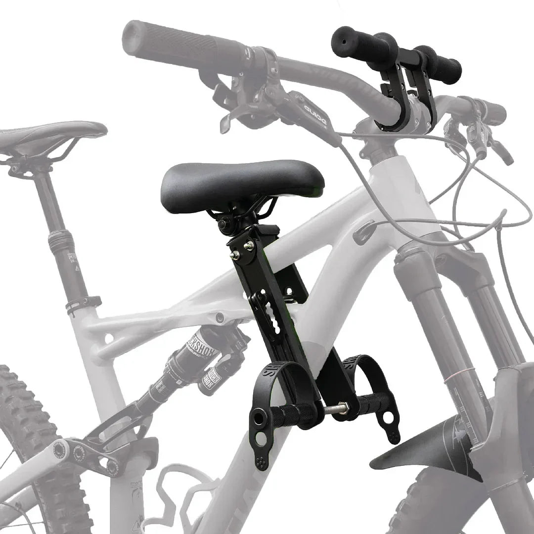 Frontmonterad barnstol för cykel