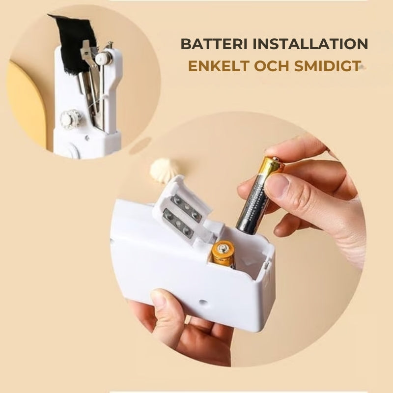 Bärbar kompakt symaskin
