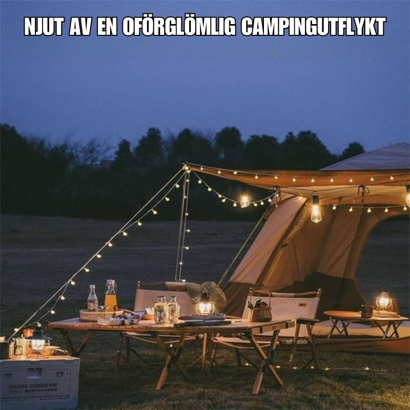 Solcellslampa med krok för Utomhus