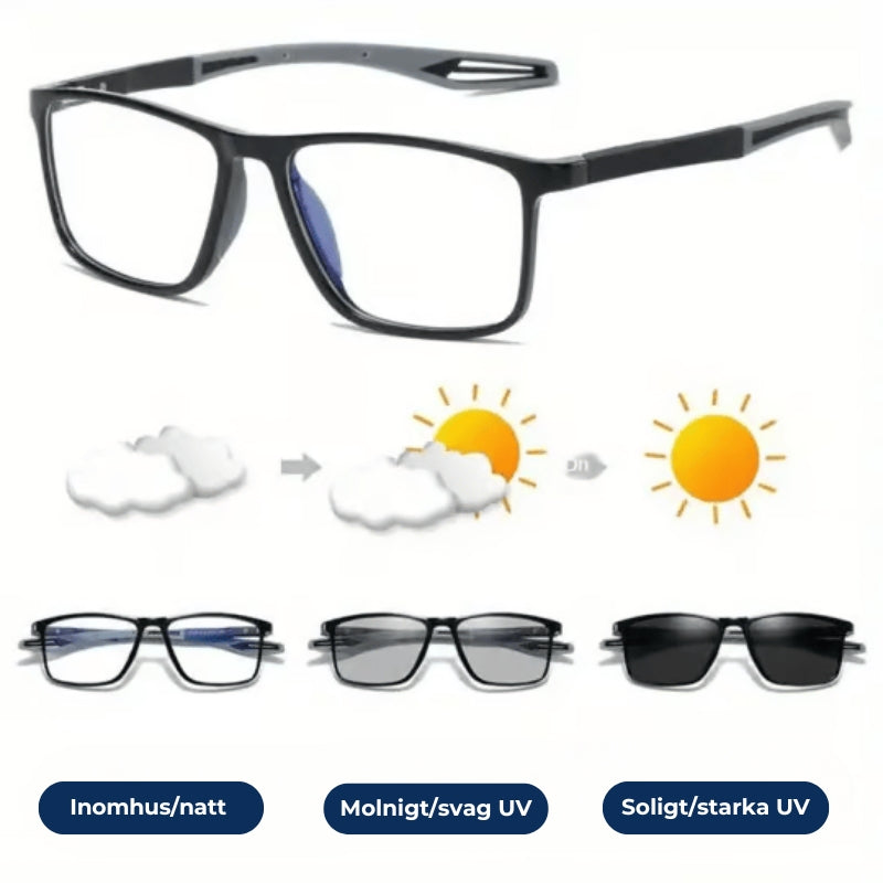 đïž Bifokala glasögon för Sol- och blĂ„ljus (UV)