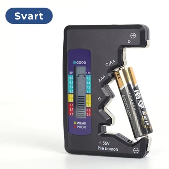Batteritestare - AA/AAA/C/N/D/9V