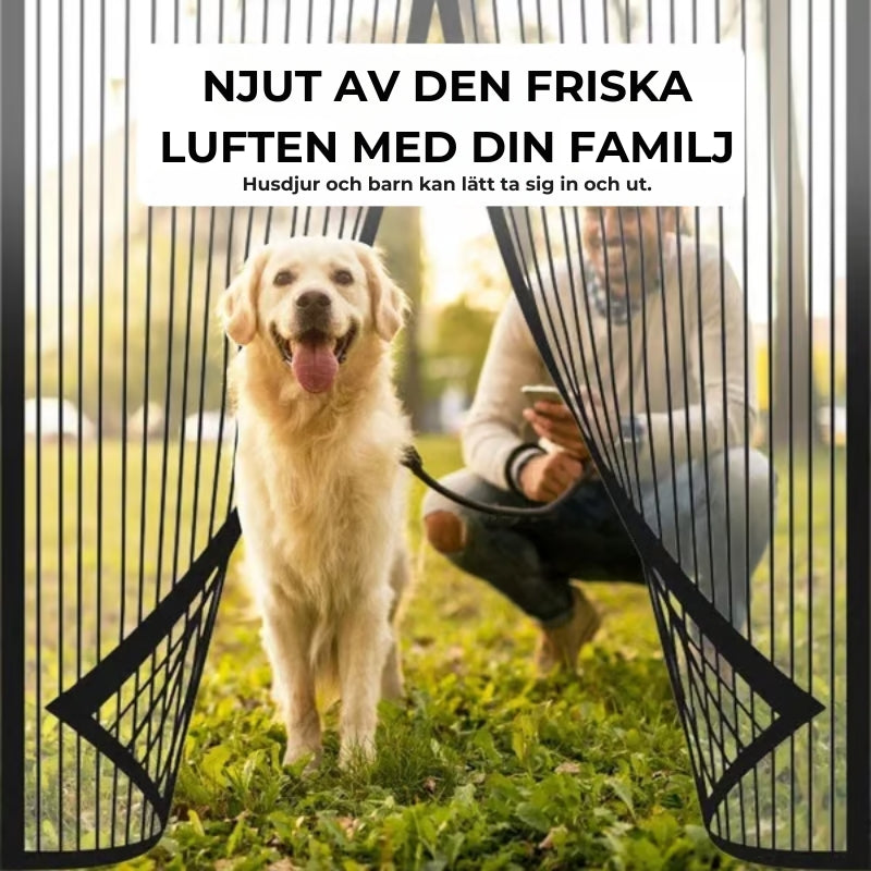 Magnetisk skärmdörr (Installeras på 5 minuter)