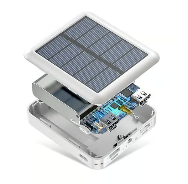 Powerbank med solceller