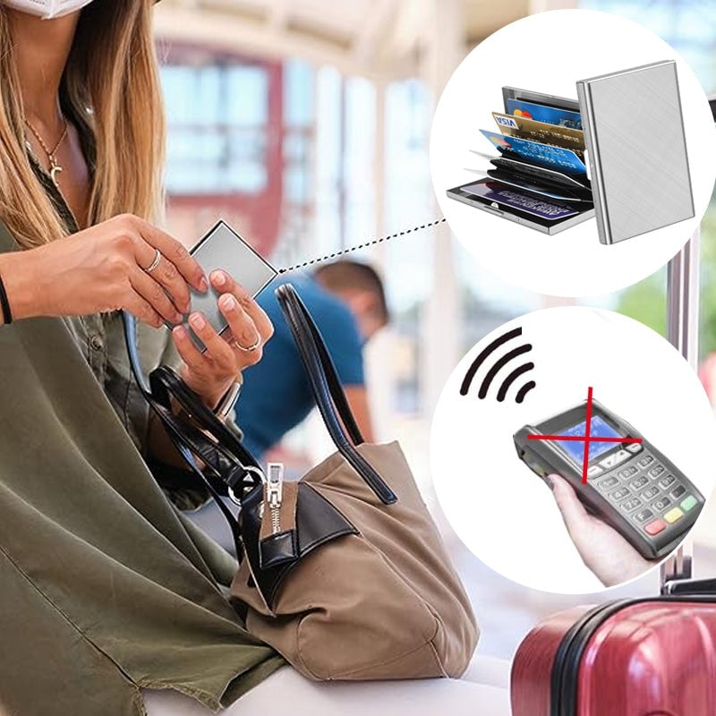 Kreditkortshållare med RFID-skydd