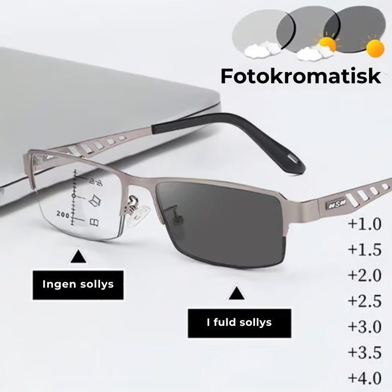 Ultralätta Färgskiftande Multifokala Glasögon