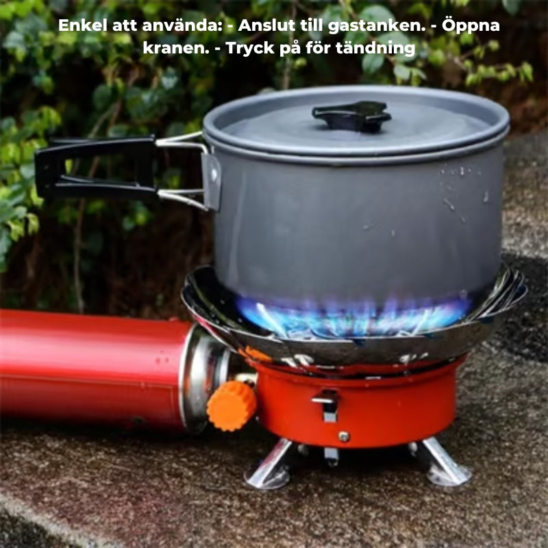 Gasolkök - Laga mat i naturen
