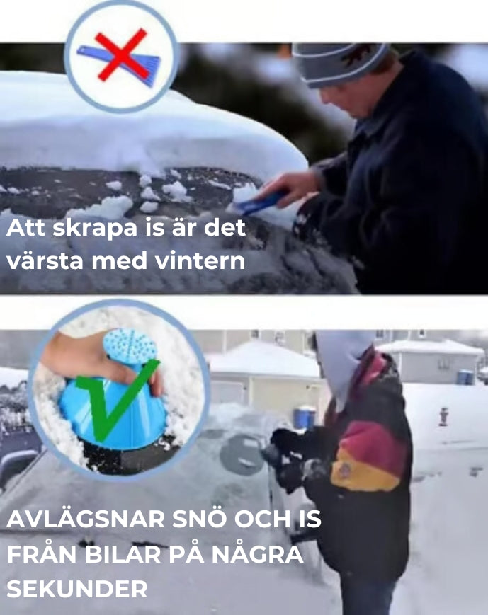 Magisk isskrapa för bilen