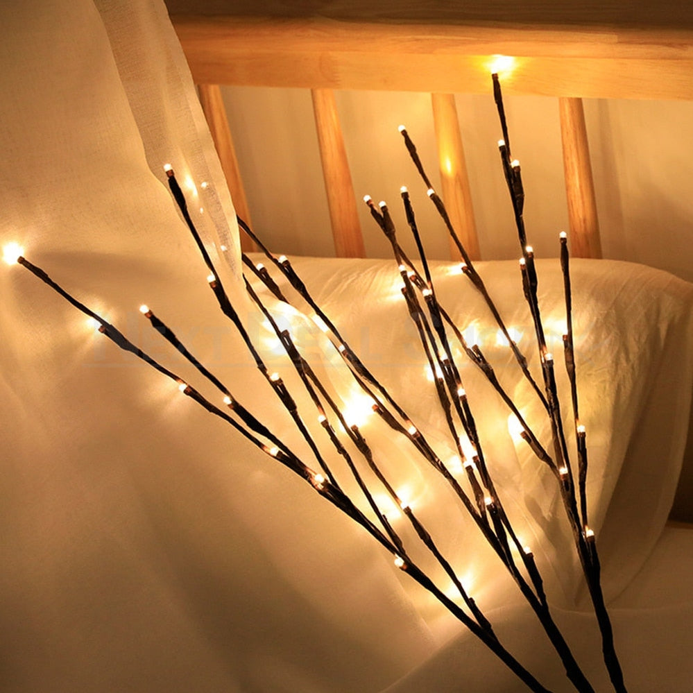Dekorativa LED-kvistar (set med 5 kvistar)