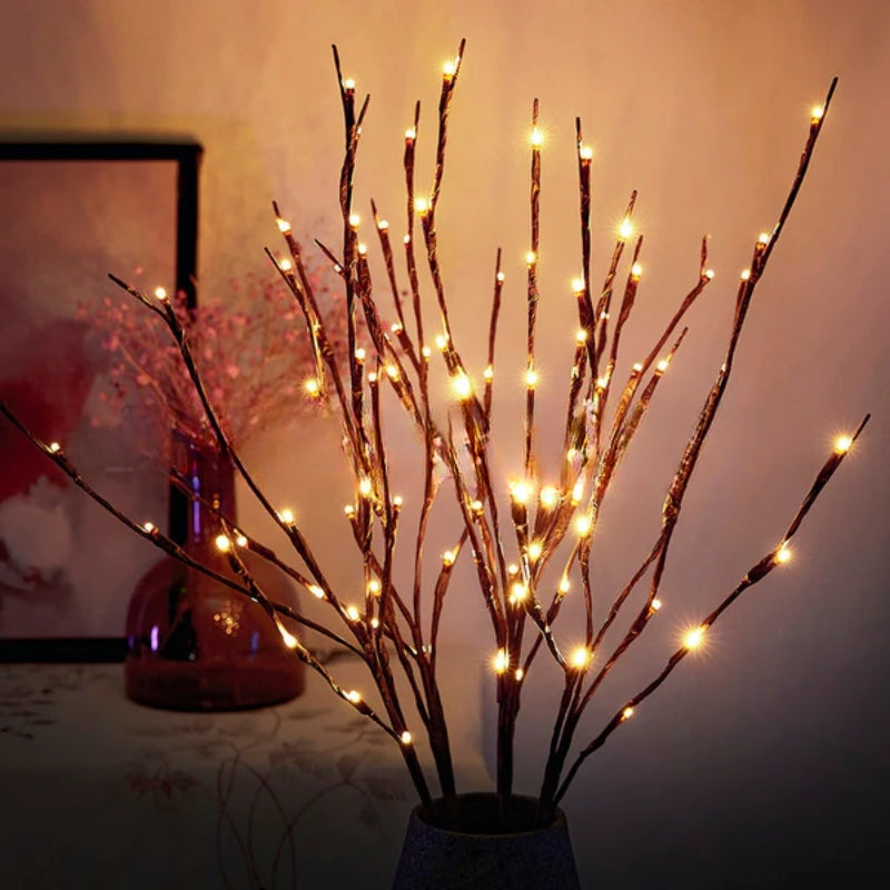 Dekorativa LED-kvistar (set med 5 kvistar)
