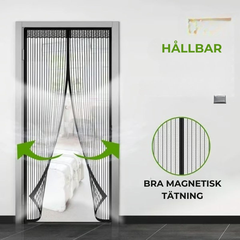 Magnetisk skärmdörr (Installeras på 5 minuter)