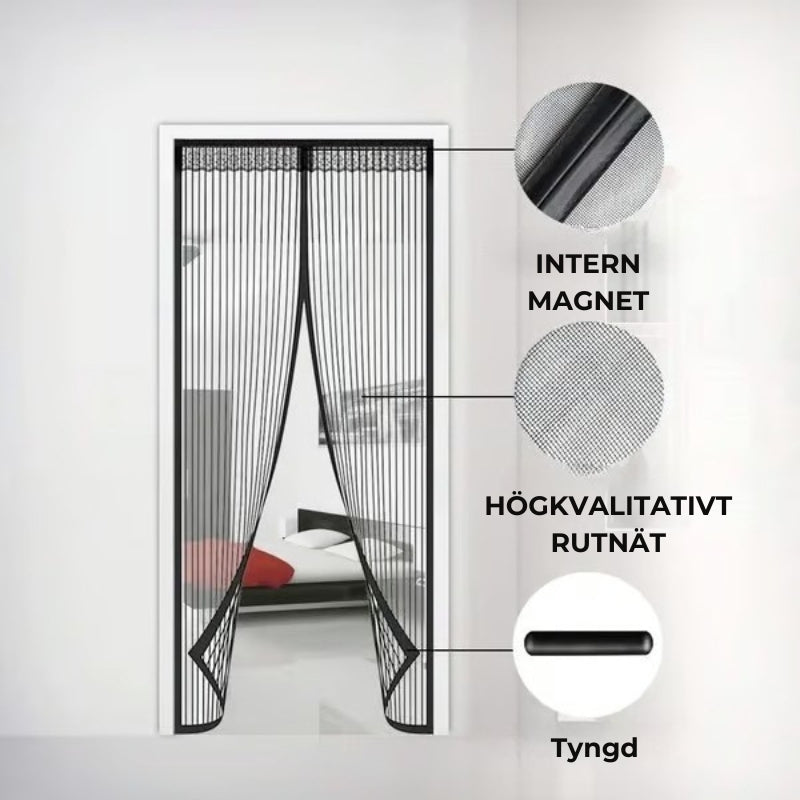 Magnetisk skärmdörr (Installeras på 5 minuter)