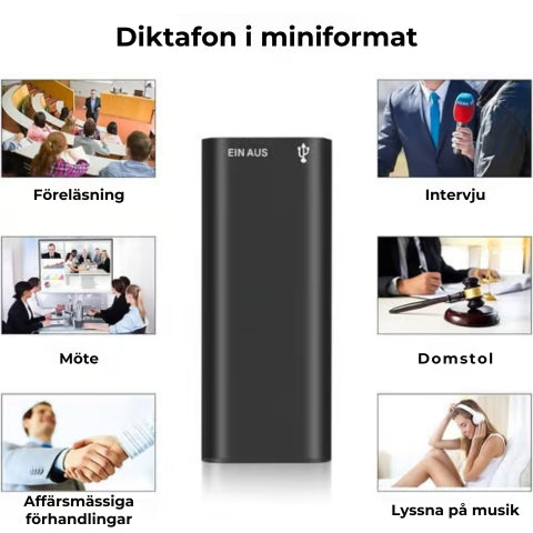 Mini Audio Recorder - Smart Diktafon