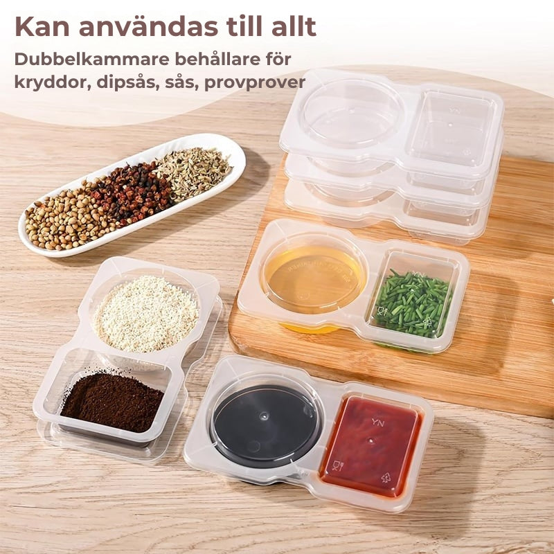 Återanvändbara skålar för Snacks