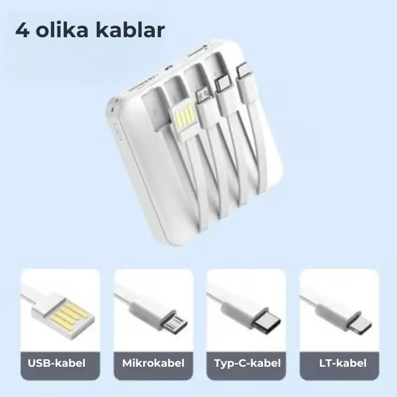 Powerbank med solceller
