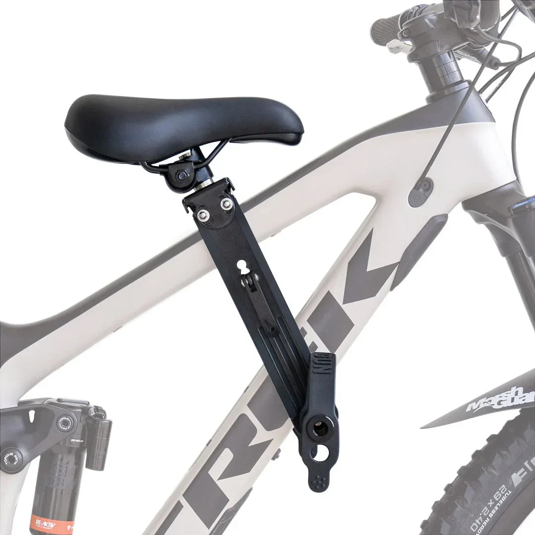 Frontmonterad barnstol för cykel