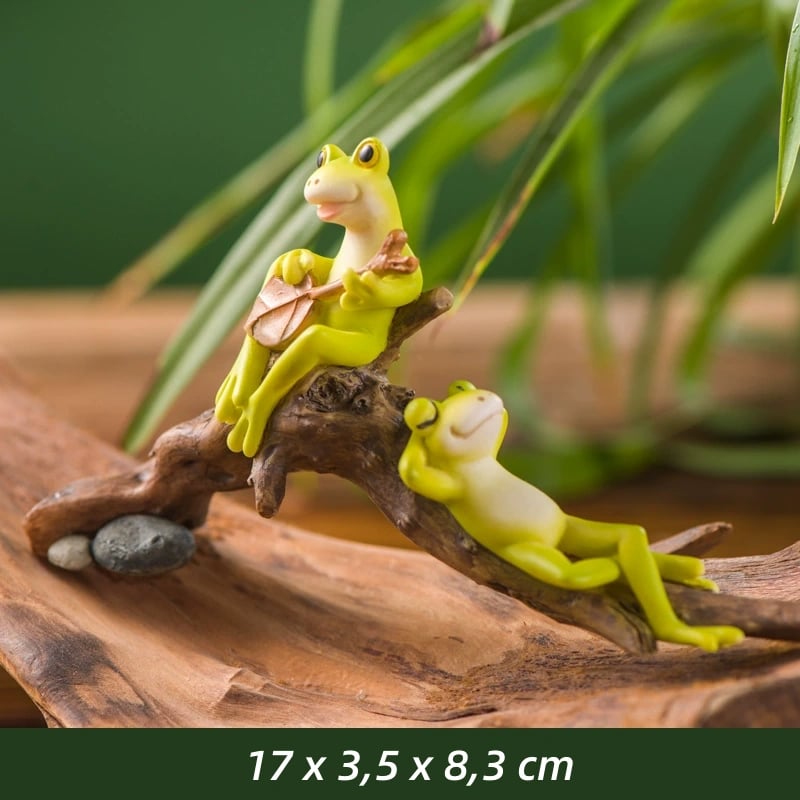 🐸 Groda blomkruka hänge prydnad🍷