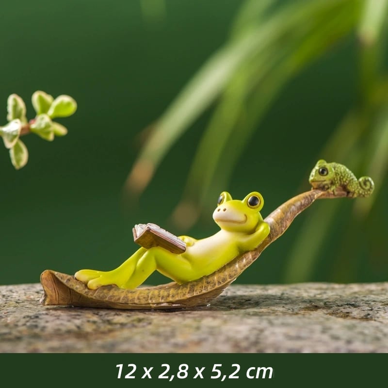 🐸 Groda blomkruka hänge prydnad🍷