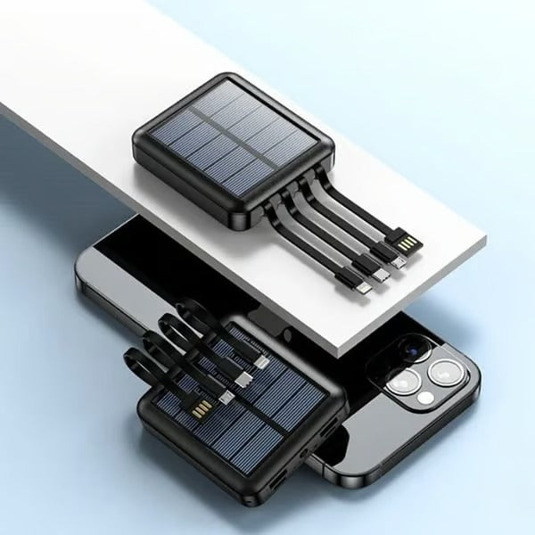 Powerbank med solceller