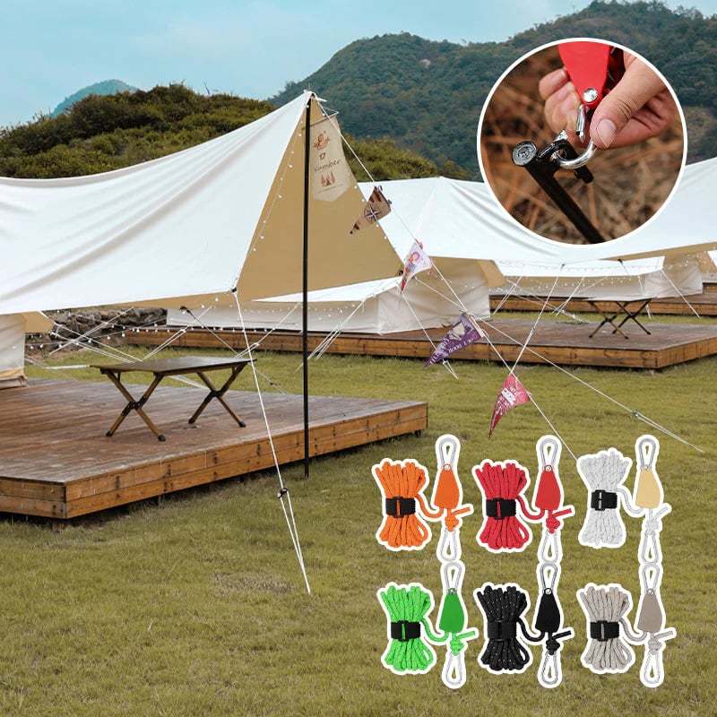 Justerba remskiva för camping