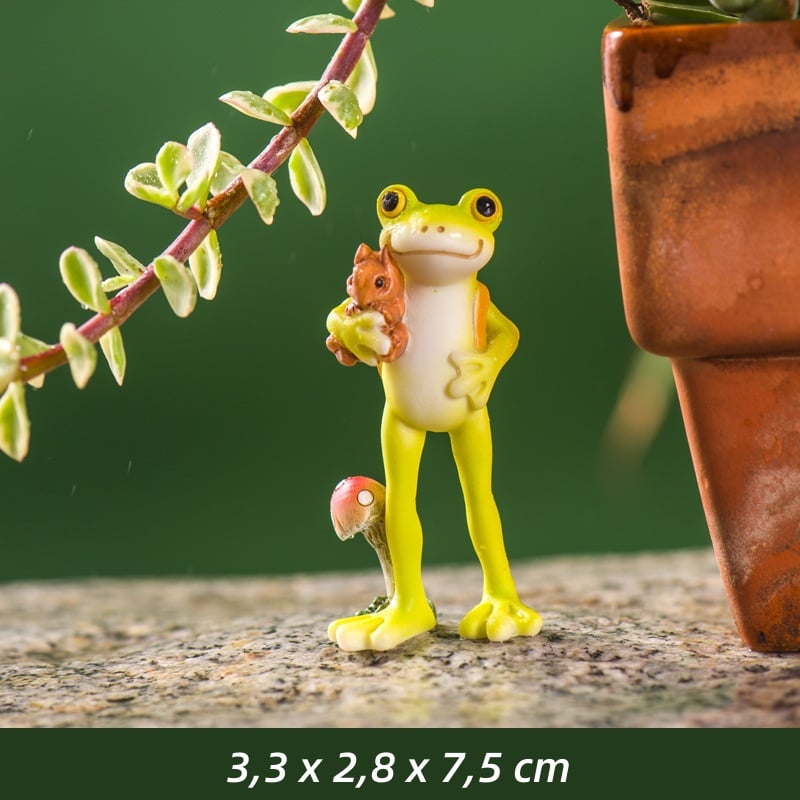 🐸 Groda blomkruka hänge prydnad🍷