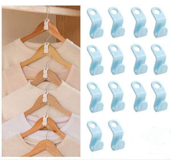 Platsbesparande Hakar för galgar (10-pack)