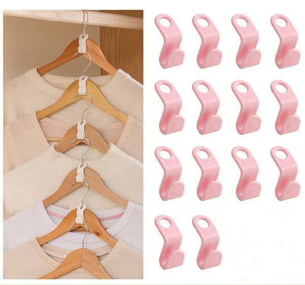 Platsbesparande Hakar för galgar (10-pack)
