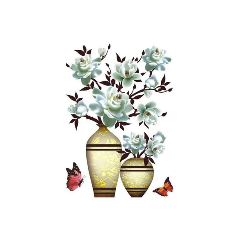 3D Blommor - Wall Stickers