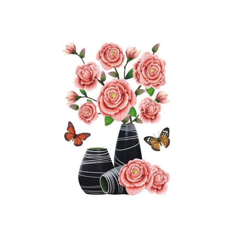 3D Blommor - Wall Stickers