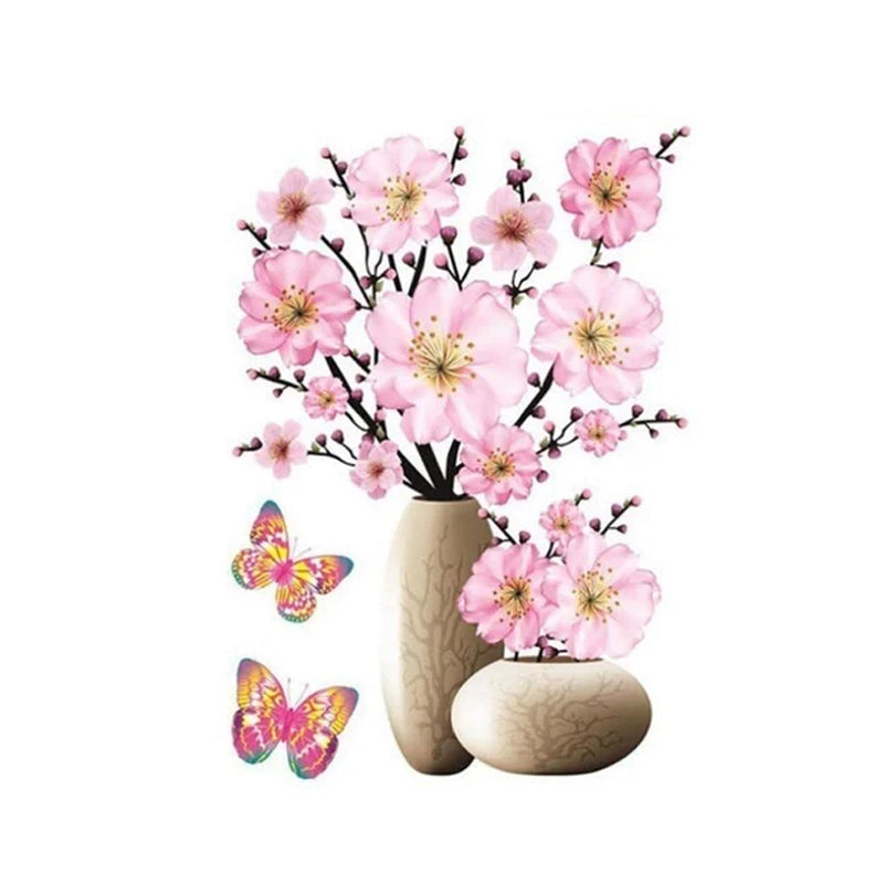 3D Blommor - Wall Stickers