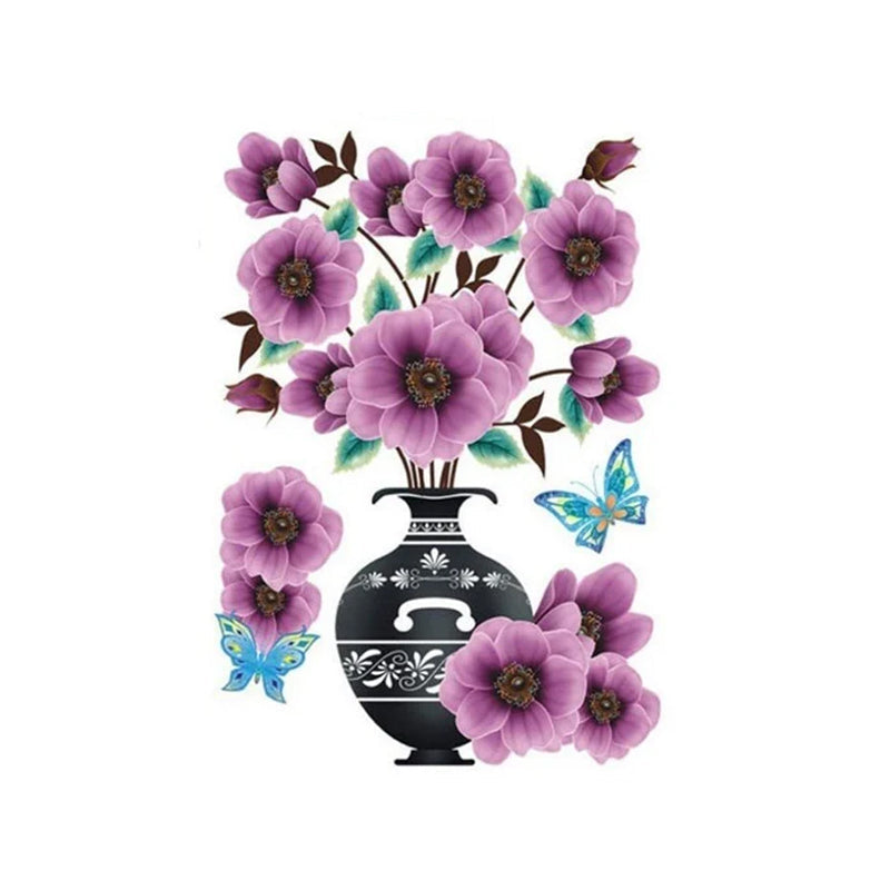 3D Blommor - Wall Stickers