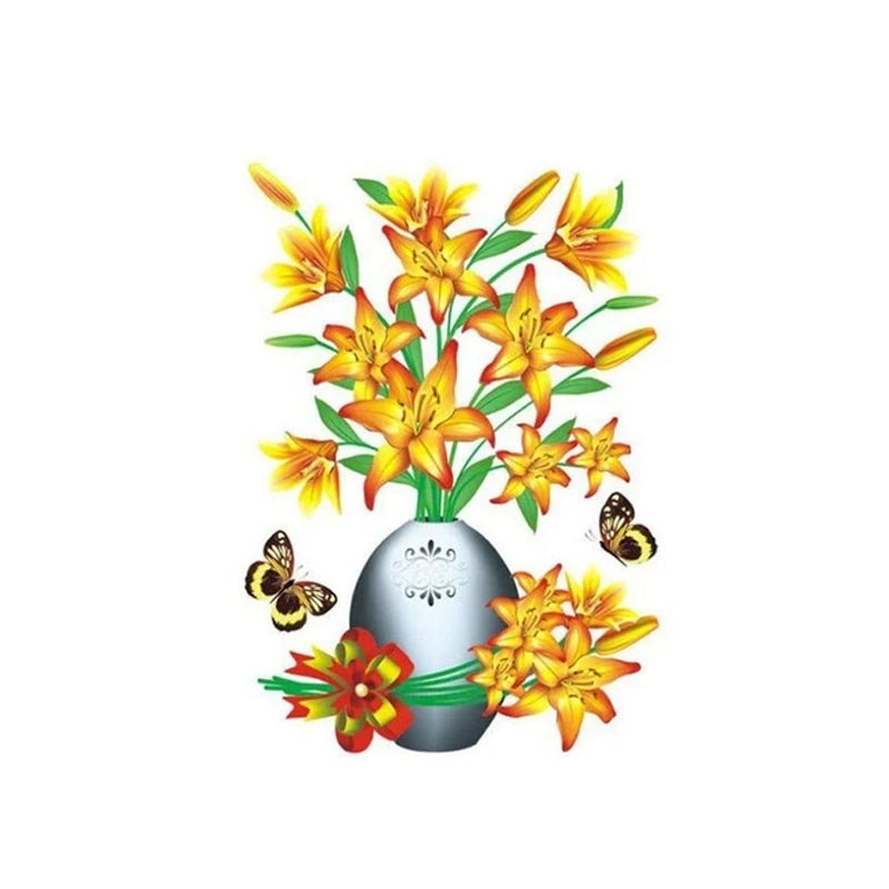 3D Blommor - Wall Stickers