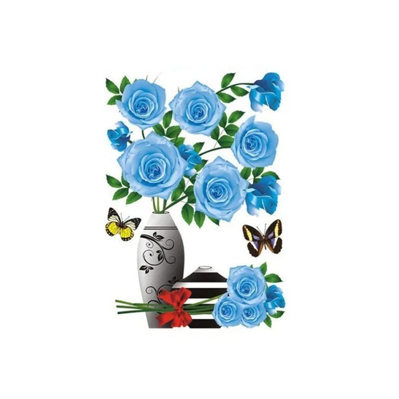3D Blommor - Wall Stickers