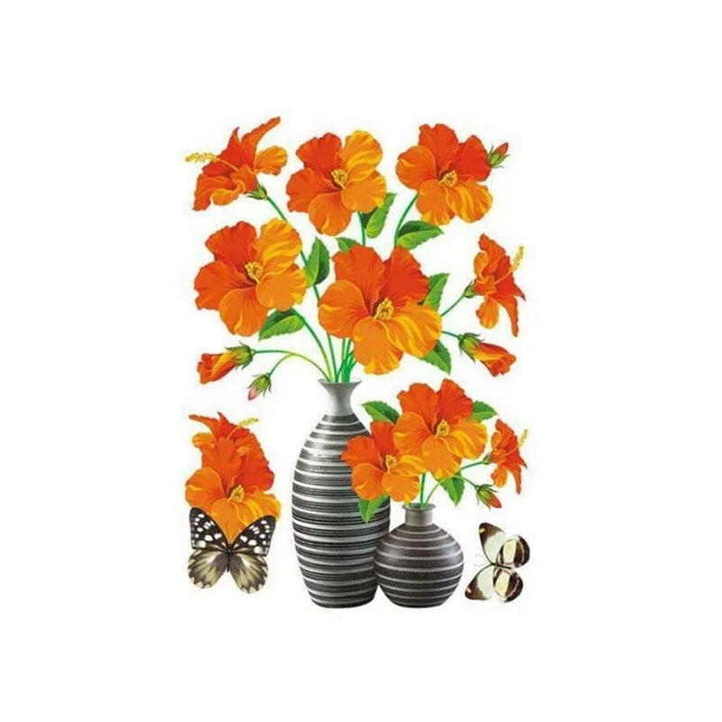 3D Blommor - Wall Stickers