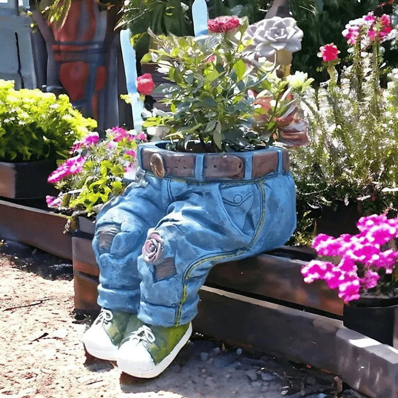 BloomPants - Häftig Jeansblomkruka (3D)