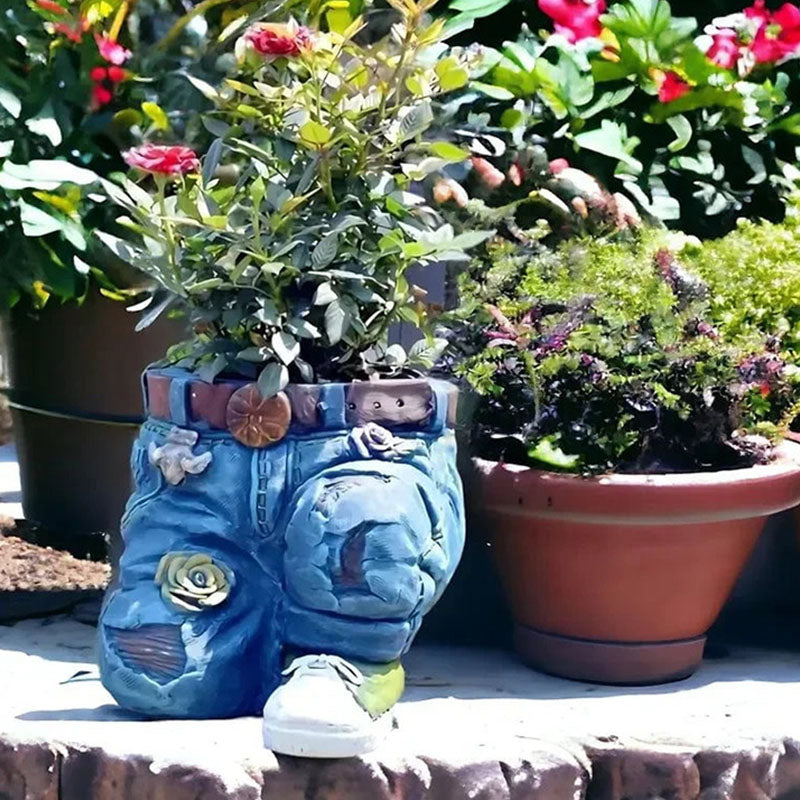 BloomPants - Häftig Jeansblomkruka (3D)