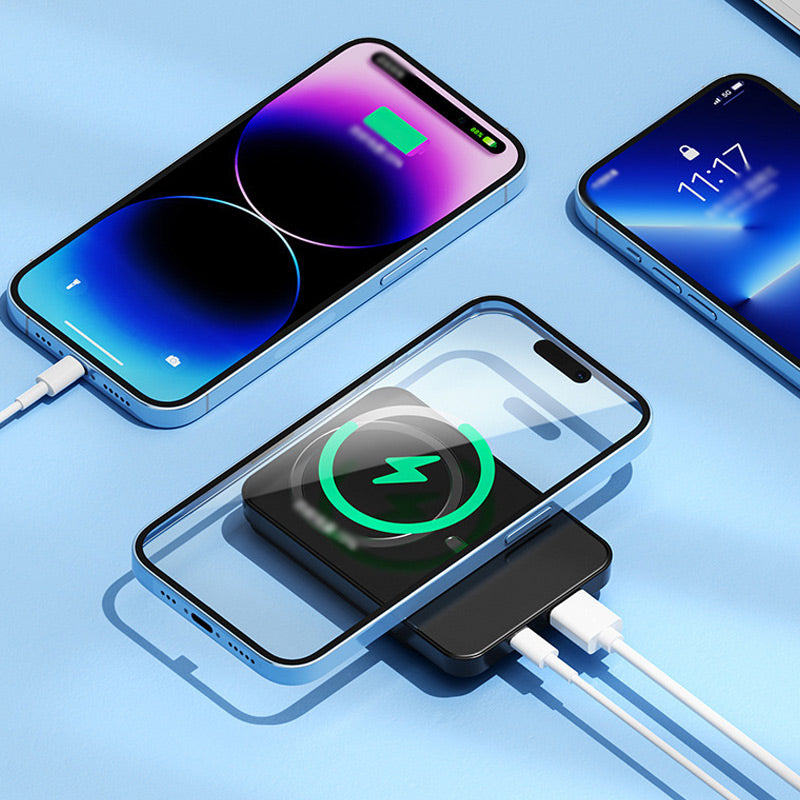 Ultratunn powerbank för snabbladdning - 20000 mAh