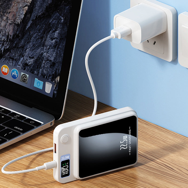 Ultratunn powerbank för snabbladdning - 20000 mAh