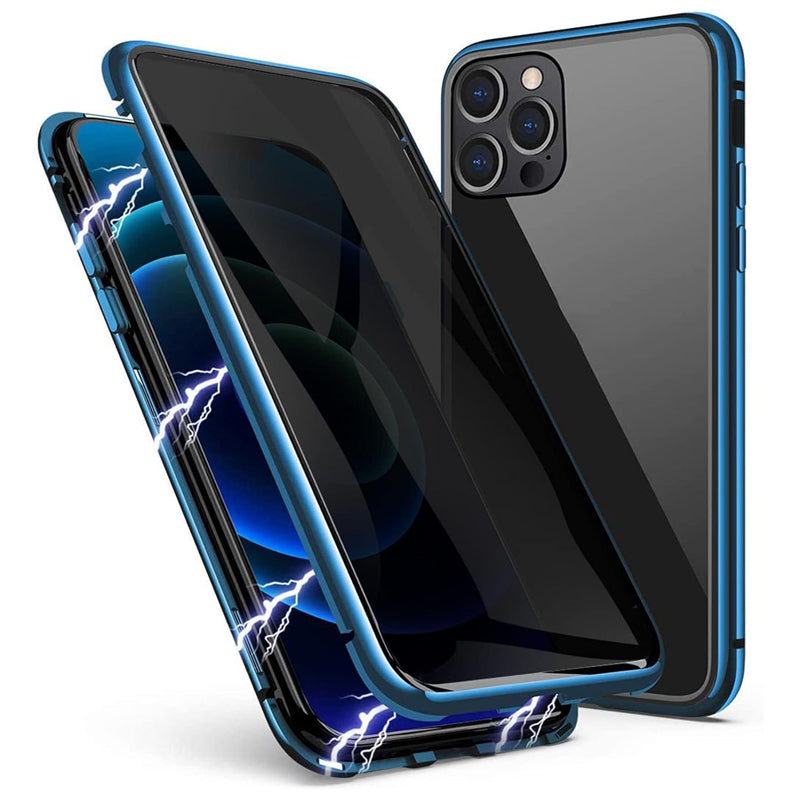 iPhone - Magnetiskt dubbelskydd av härdat glas