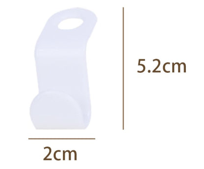 Platsbesparande Hakar för galgar (10-pack)