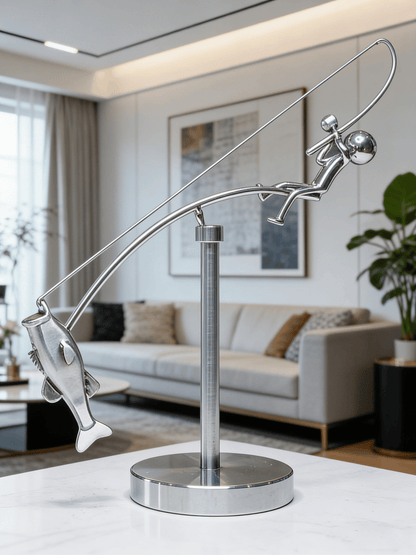 🎣 Designad skulptur av Fiskare - Limited Edition