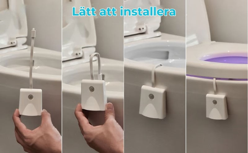 Toalettbelysning - Automatisk nattbelysning