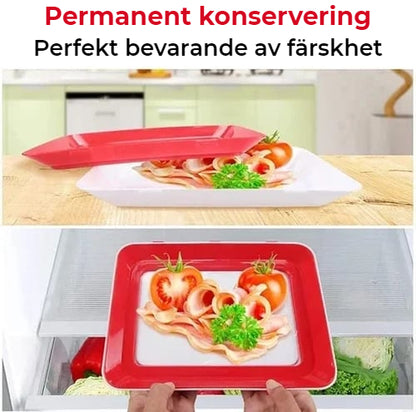Miljövänlig och ekologisk - återanvändbar förvaringslåda för livsmedel